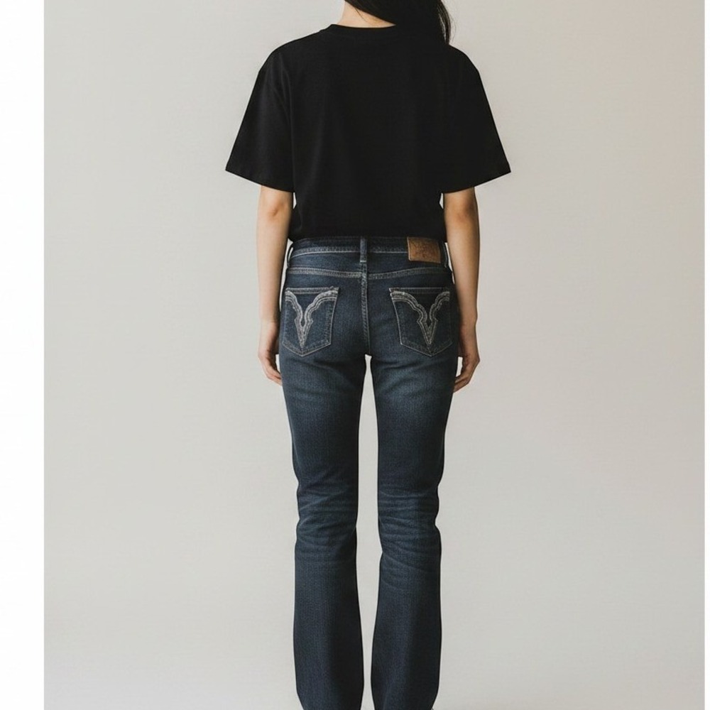 Missy Firefly NEW Denim Womens Size 14 (34") Dark Blue Bootcut Jeans NWT $44‎